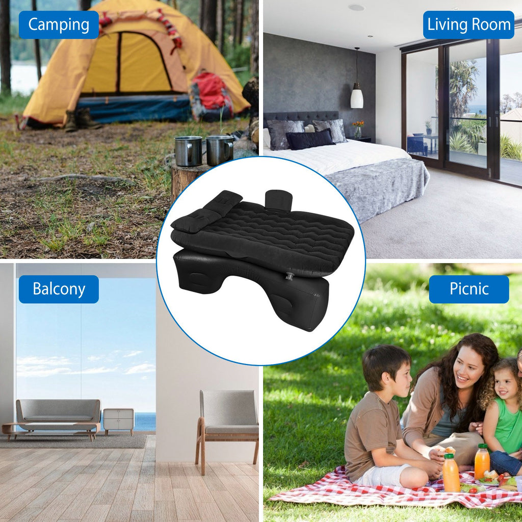 1Pc Car Air Mattress Bed For Travel Inflation Car Mattress Bed Portable Travel Camping Sleep Mat Car Inflation Bed For Trip