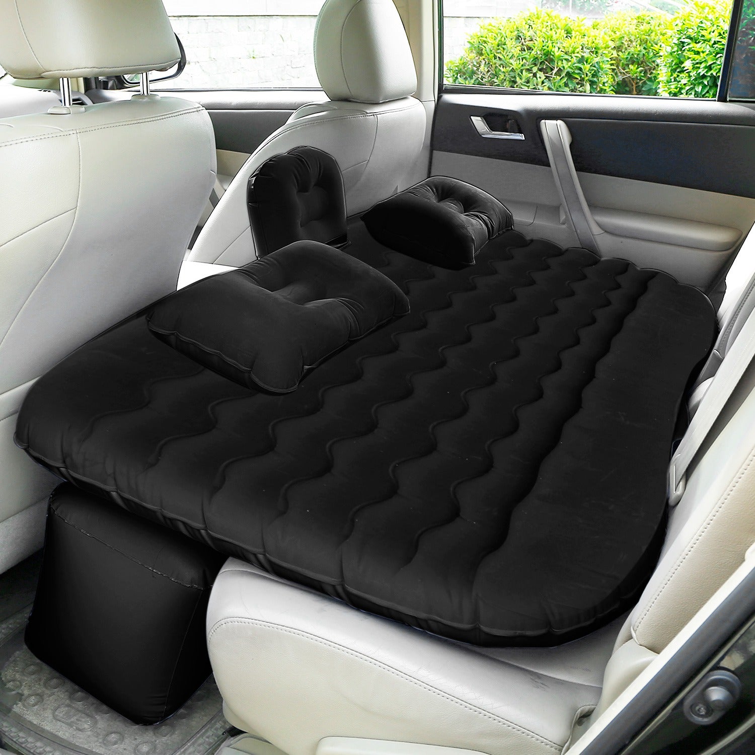1Pc Car Air Mattress Bed For Travel Inflation Car Mattress Bed Portable Travel Camping Sleep Mat Car Inflation Bed For Trip