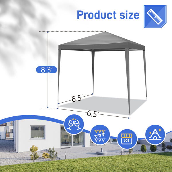 6.5x6.5FT Four Sides Portable Party Tent