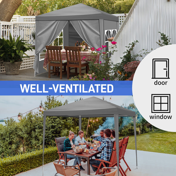 6.5x6.5FT Four Sides Portable Party Tent