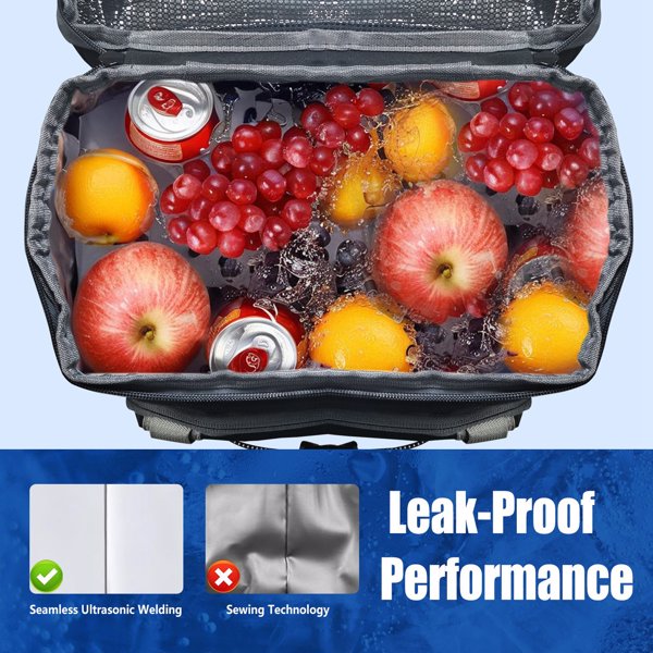 Cooler Backpack 36 Can Leakproof Insulated Cooler Backpack With 25L-6.6Gal For Picnic Camping Beach Hiking Fishing Travel